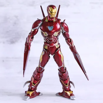

Avengers Infinity War Iron Man MK50 Nano Weapon Set PVC Action Figure SHF Figurine Model Toy