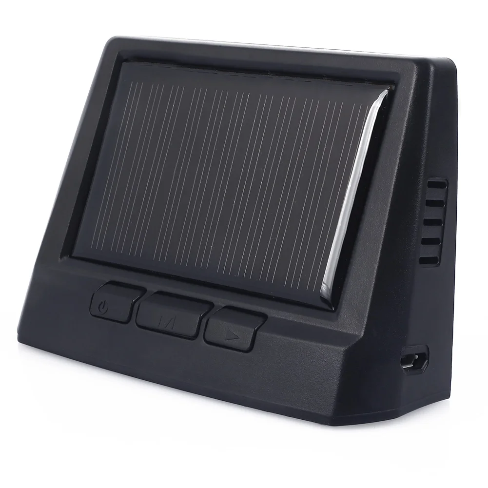 Vehemo Solar Power USB Auto TPMS Tyre Pressure Monitoring System Digital External Sensor Smart Alarm Anti-Explosion