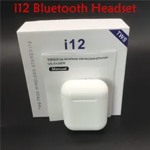 Оригинальные наушники I12 Tws Air Bluetooth 5,0, Спортивные Беспроводные наушники для IPhone, samsung, Xiaomi, I12tws, гарнитура I 12 Tws