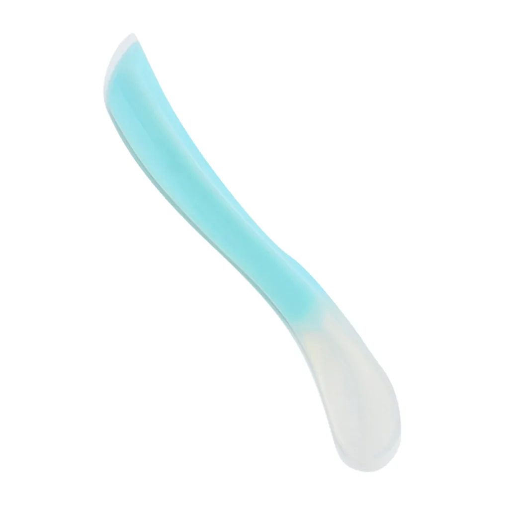 Colorful Spoon Handle Spoons Flatware Baby Spoon Tools Kitchen Tableware Baby Spoon Fork Set Children Utensil for Baby Feeding