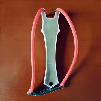 

Powerful 2020 New Stainless steel Slingshot Catapult with Rubber Band Outdoor Hunting Shooting Slingshot Toy Sling shot