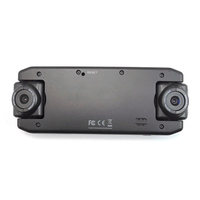  Dual Lens Car Camera Car DVR Dash Recorder GPS G-sensor X8000 Dash Cam Night Vision 140 Degree Wide