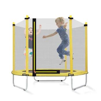 

60inch Indoor Trampoline with Protection Net Children Jumping Bed Outdoor Trampolines Exercise Bed Fitness Equipment