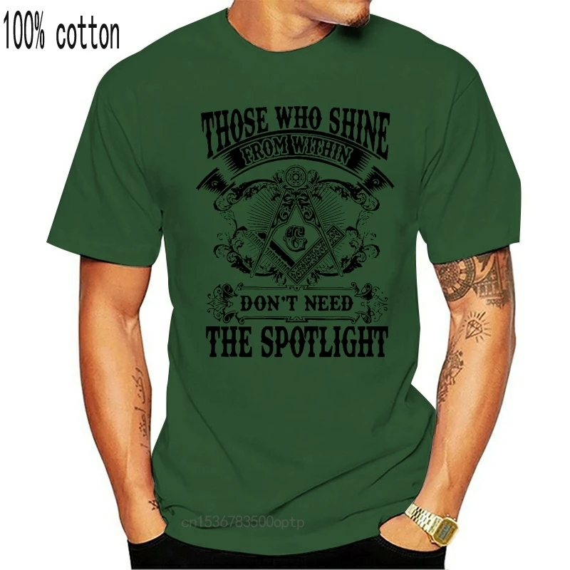 Men t shirt Masonic spotlight Printed Master Mason Shriner Scottish Rite F. A.M t-shirt novelty tshirt women | Женская одежда