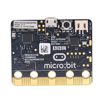 

BBC micro:bit NRF51822 Bluetooth ARM Cortex-M0,25 LED light A computer for kids beginners to programming,support windows,iOS etc