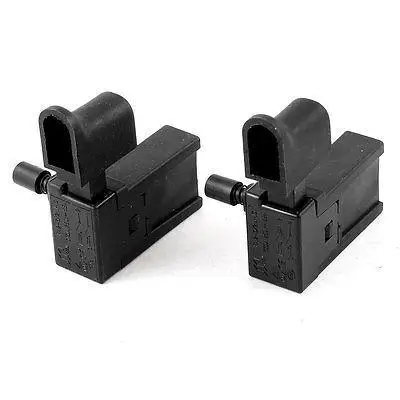 

2 Pcs FA2-6/2W-16 Black Marble Cutter 2NO Power Tool Trigger Switch AC 250V 6A