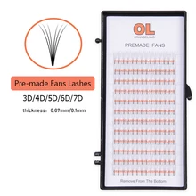 Наращивание ресниц 6d термоклееные предварительно сделанные вентиляторы объема искусственная норка предварительно сделанные русский объем наращивание ресниц поставки