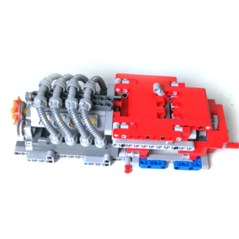 

2019 NEW Technic MOC 4 6 8 Speed Engine Gearbox Sequential Gearbox Building Block Bricks Model DIY Toys Compatible with legoes