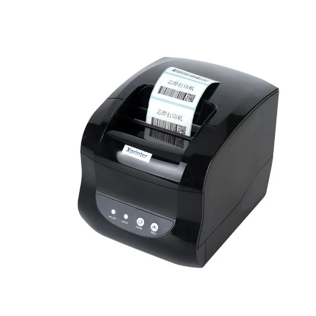Imprimante Xprinter XP-365B + 2 rouleaux, imprimantes électroniques de bureau 1