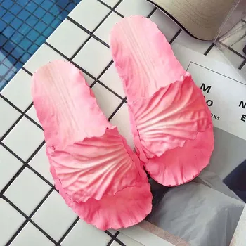 

Summer Ladies Slippers Cabbage Slides Home Shoes Indoor Non-Slip Beach Slippers 37-41 size тапочки женские home wear daily wear