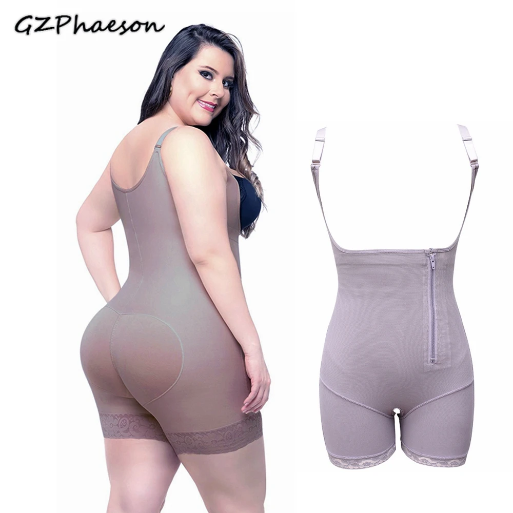 overdraw En del Postimpressionisme Fajas Colombianas Plus Size Shapewear Women Full Body Shaper Waist Control  Slimming Bodysuit Modeling Strap Corrective Underwear|Bodysuits| -  AliExpress