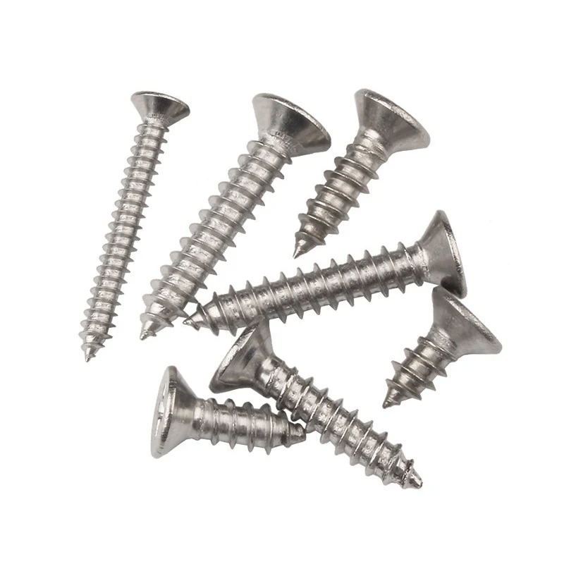 Self Tapping Screw Mini Stainless steel Recessed Countersunk Flat head M1-M6 Wood