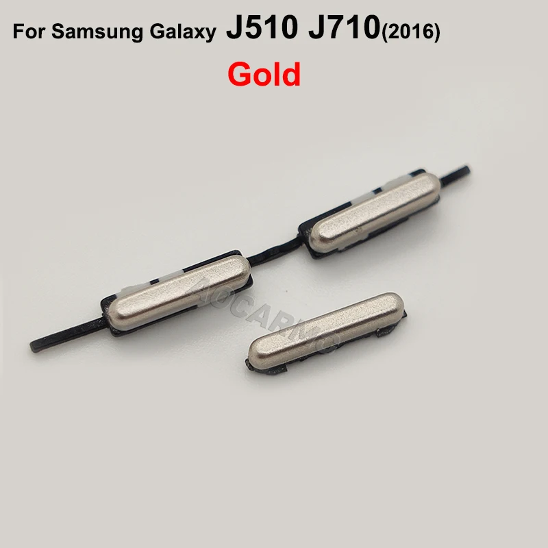 Phone Switch Key Power Volume Control Button for Samsung GALAXY J510 J710 J5 J7 2016 Replacement Parts
