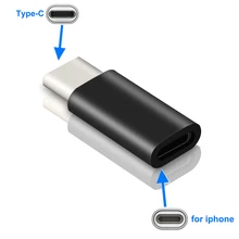 Адаптер для Iphone с Usb Тип C адаптер конвертер 8-контактный разъем Usb C сплиттер папа-папа для huawei Iphone Тип c Зарядное устройство адаптер