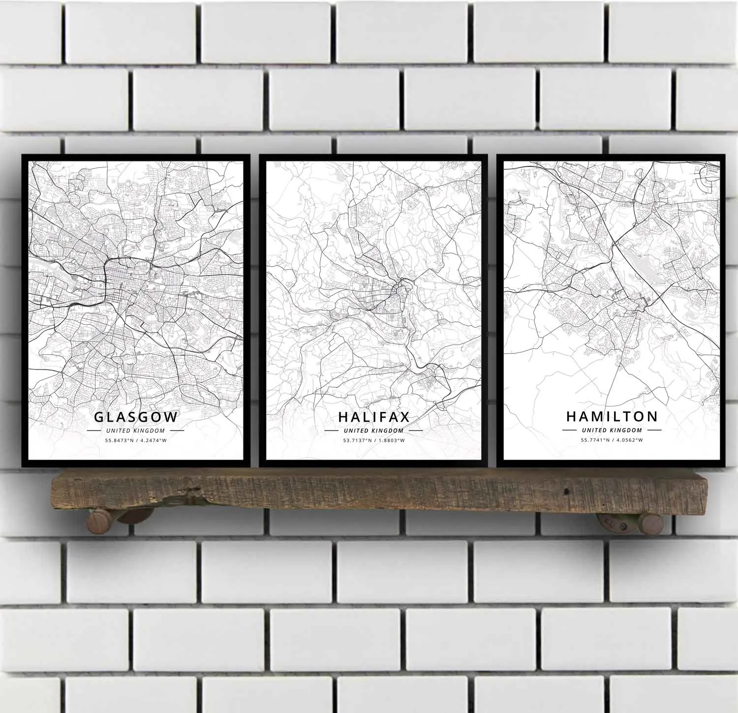 Liverpool Aberdeen Hamilton Acapulco Ipswich Kingston Upon Hull Temperatura Di Guida Di Palissandro, Regno Unito, Mappa, Mappa, Poster