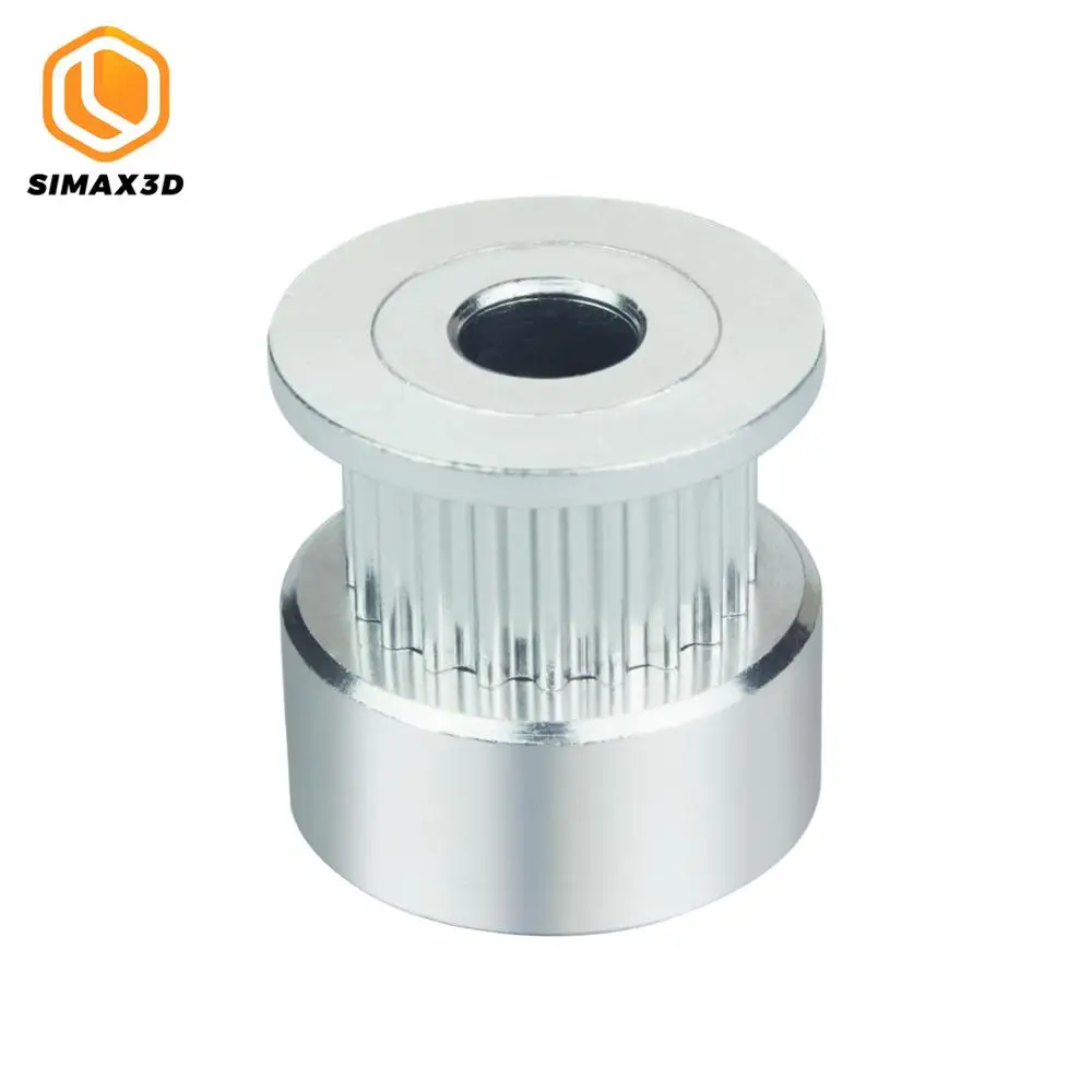 

SIMAX3D GT2 Timing Pulley 20 Teeth Aluminum Bore 5mm Width 6/10mm Wheels Gear for GT2 Synchronous belt 3D Printer Accessories