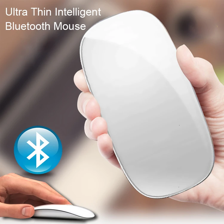 Скидка Bluetooth беспроводная Arc Touch Волшебная компьютерная мышь эргономичная оптическая 2 Mause мини 3d тонкая офисная компьютерная мышь для ноутбука Apple ...