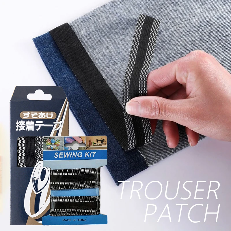 Self-Adhesive Pants Paste DIY Iron On Pants Edge Repair Pants  Jean Clothing Jean Pants Apparel Sewing Fabric Sewing Accessories
