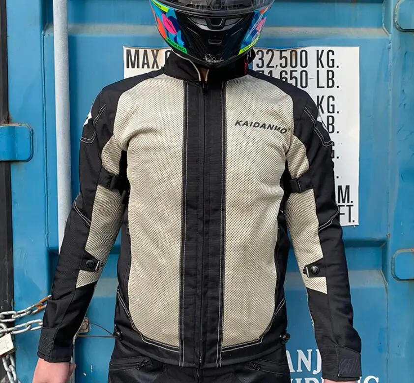 Free shipping summer mesh breathable motorcycle jackets motocross moto motorcycle protective jacket men's outdoor riding jacket