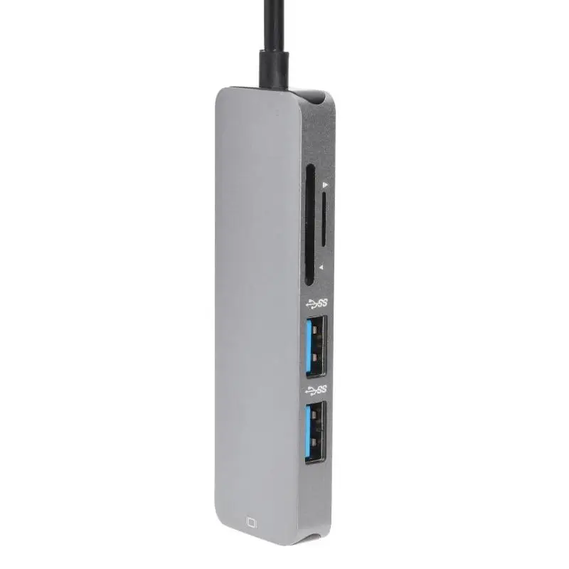 USB C концентратор тип-c до 4K HDMI SD/TF кардридер 2 USB3.0 адаптер разветвитель для MacBook samsung Galaxy S9/S8 huawei P20 Pro