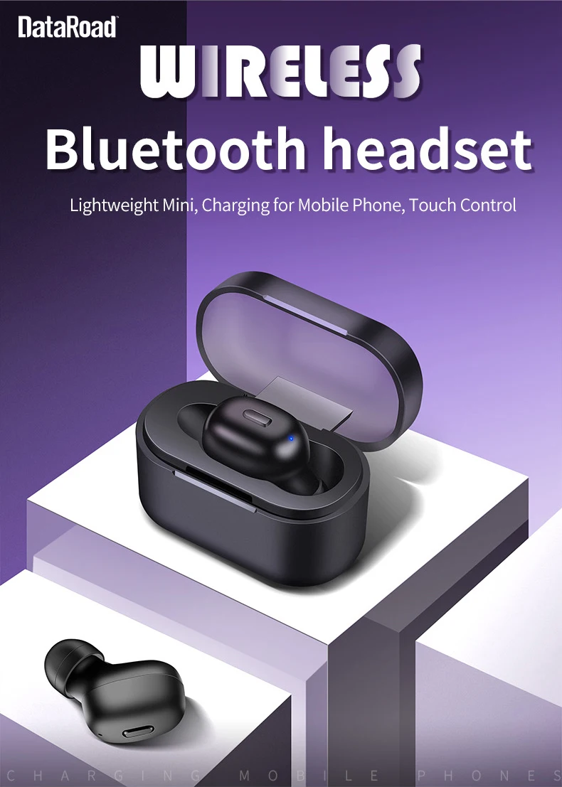 Наушники DataRoad свободные руки беспроводные Bluetooth наушники один беспроводной