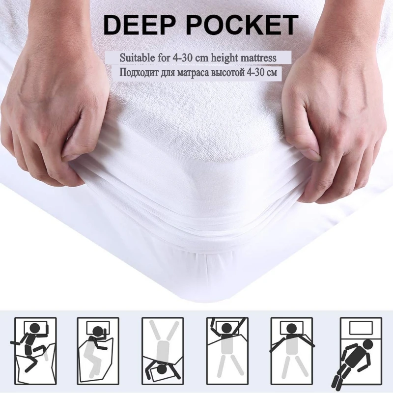Подходит для матраса высотой 4-30 см