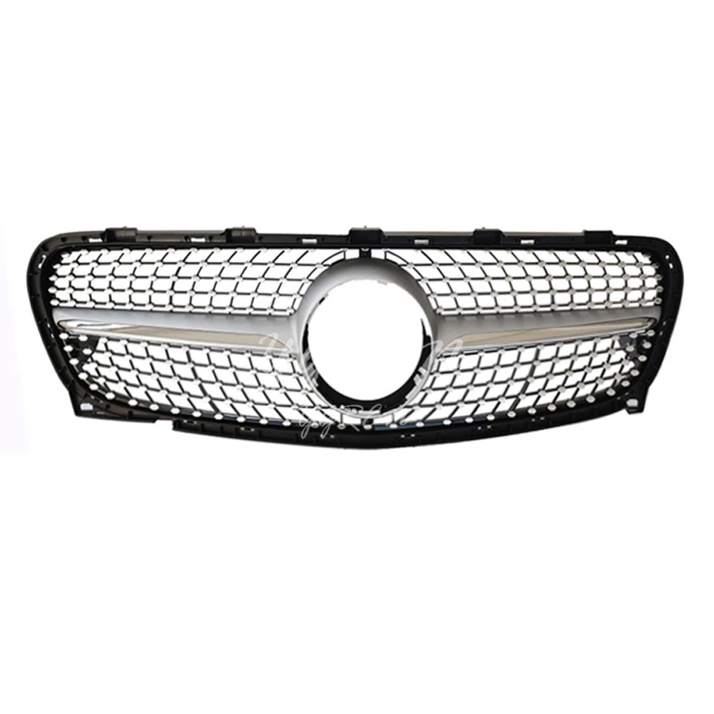Front Grille Grill for- GLA X156 GLA200 GLA250 GLA45 Diamond Look