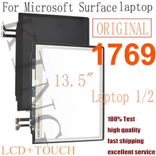 

Original 13.5" Replacement LCD For Microsoft Surface Laptop 1769 LCD Display Touch Screen Digitizer Assembly Black Laptop 2 LCD
