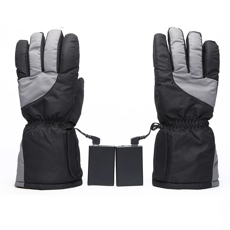 Electric Five Finger Ski Gloves 5Th Battery Heating Gloves Thickening Heating Gloves