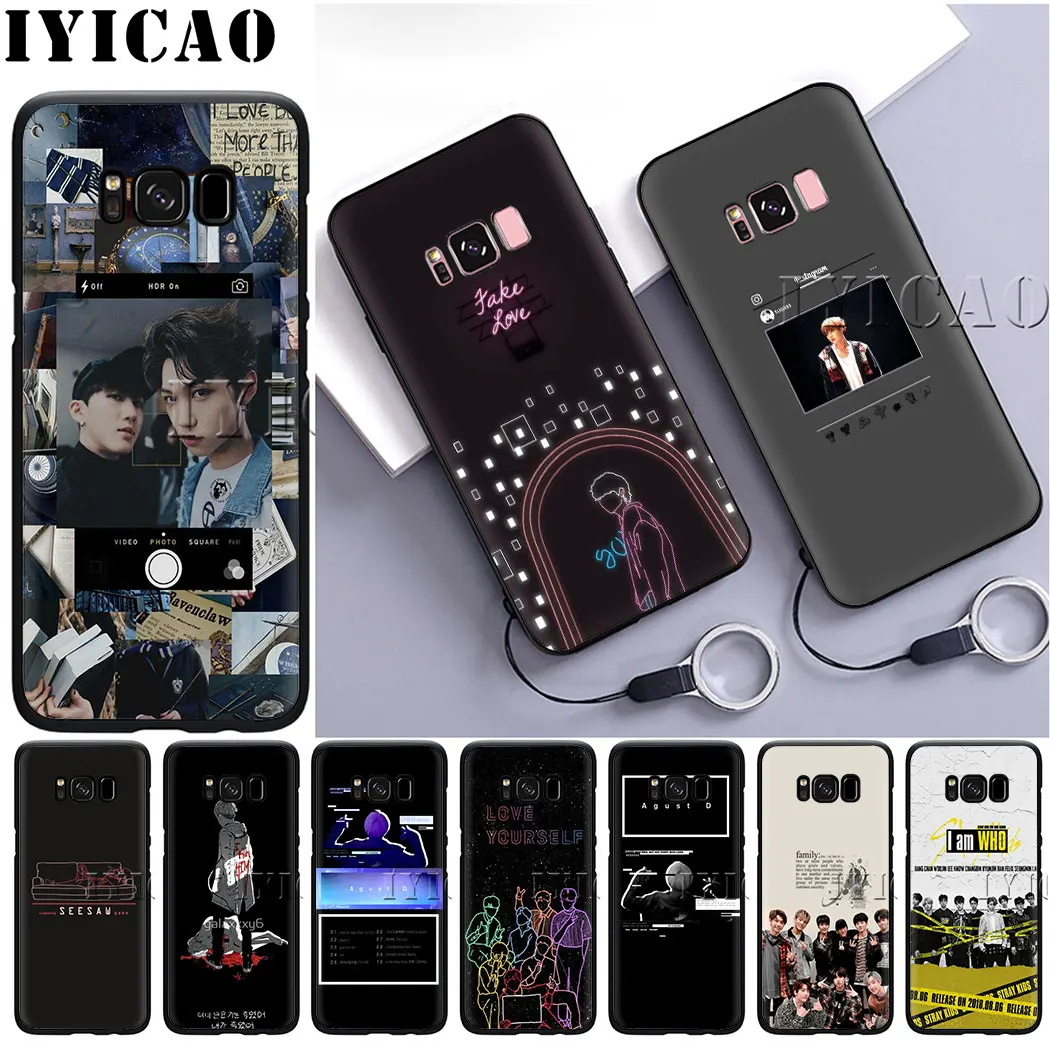 

IYICAO Stray Kids Signature Soft Case for Samsung A70 A60 A50 A40 A20 A10 Note 8 9 10 Plus A10S A20S A30S A40S A50S M20 M30