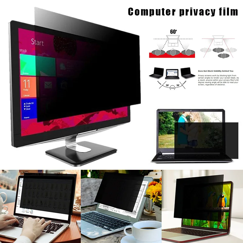 

New Laptop Computer Privacy Screen Filter Protect Film Protector Portable for Business Hi 888