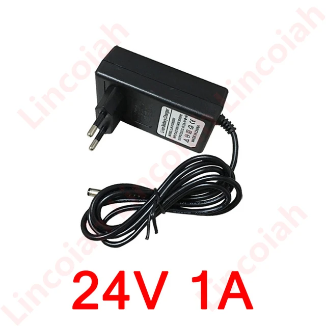 Comprar 24V 1A Adaptador de fuente de alimentación Cargador 24W Uv