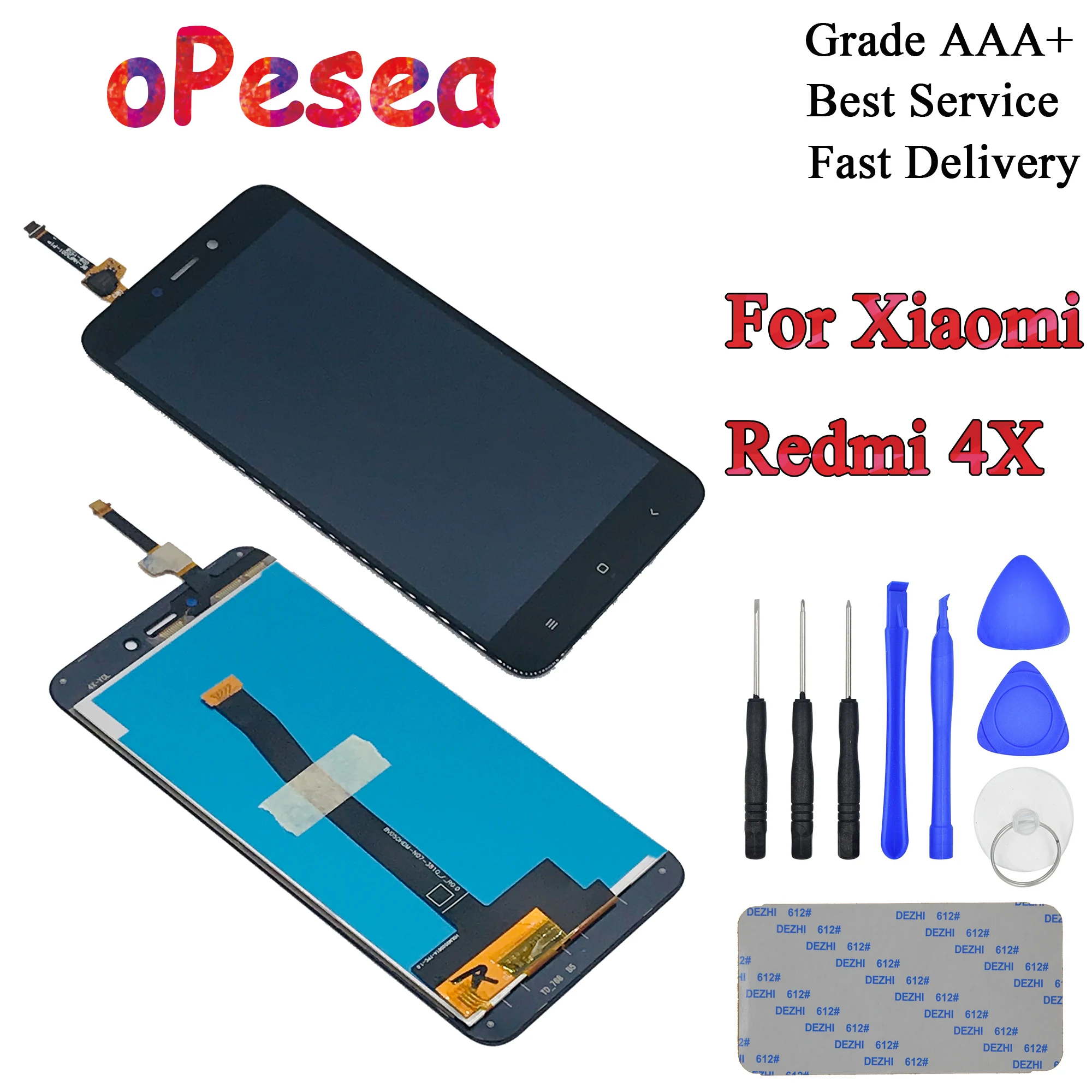 

oPesea 5.0'' For XIAOMI Redmi 4X LCD Display Panel Touch Screen Digitizer Assembly For Xiaomi Redmi 4X Pro Prime LCD Display
