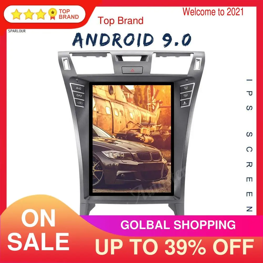Tesla Style PX6 Android 9 0 автомобильный мультимедийный плеер GPS навигация для Lexus LS460 LS600h