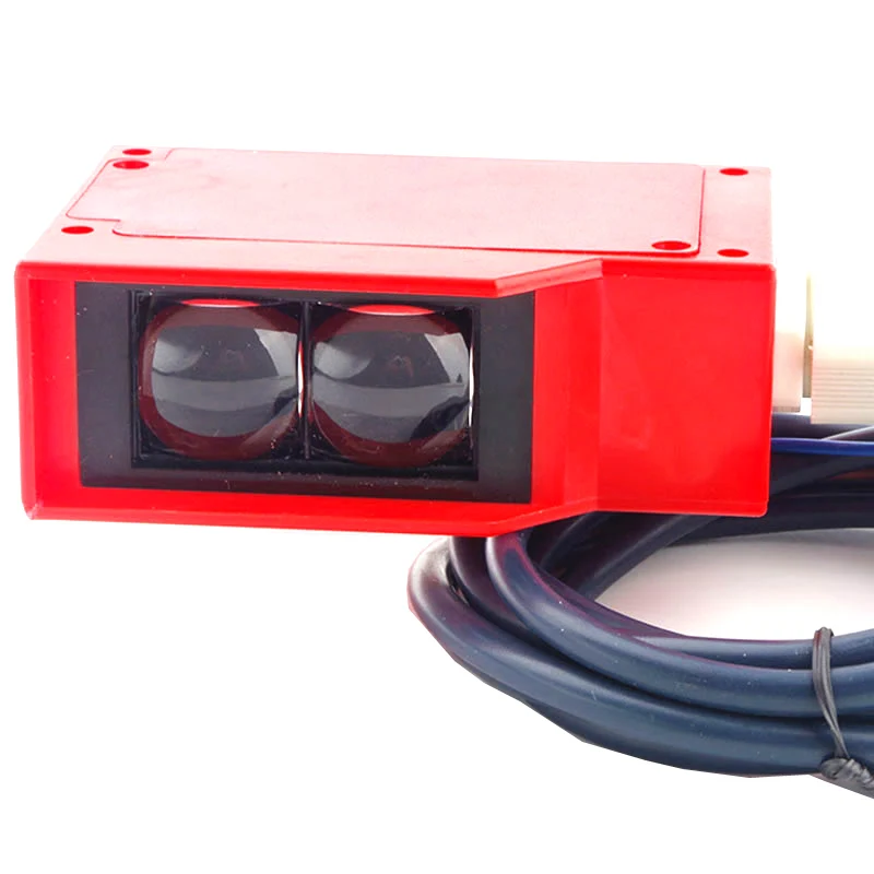 Diffuse reflection photoelectric sensor induction switch NO NC outdoor road gate car washing machine with 0-7 meters distance |