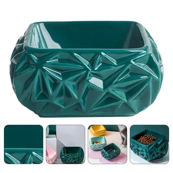 

1pc Dog Cat Ceramic Food Feeding Bowl Durable Cat Food Bowl Pet Feeding Bowl