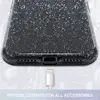 For iPhone 11 Pro Max 12 Mini 12Pro SE 2022 7 8 Case Bling Sparkly Glitter Luxury Shiny Sparker Cover Black Phone Accessories ► Photo 2/6