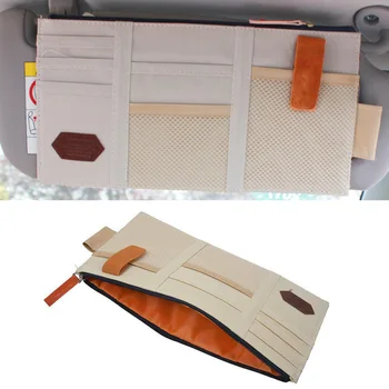 

Documents Storage bag Organizer Hanging Oxford Cloth 29x14cm Accessories