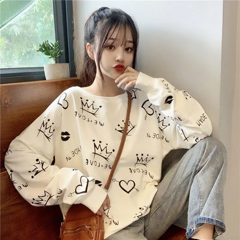 Thin sweater women's 2021 spring and Autumn New Korean ins loose lazy style versatile student coat