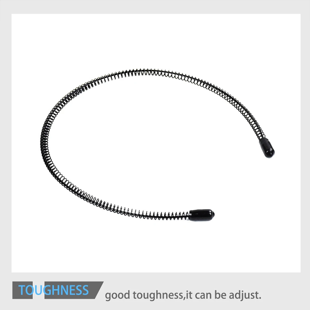 Pigtail Washing Face Invisible Hair Hoop Men Headband Portable Wire Coil Iron Buckle Clip Wave Lightweight Outdoor Sports |