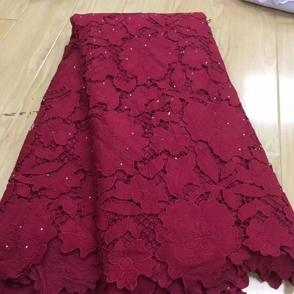 Детская розовая кружевная ткань гипюр кружевная ткань tissu dentelle шнур кружево для нигерийских вечерние африканские ткани 5yard