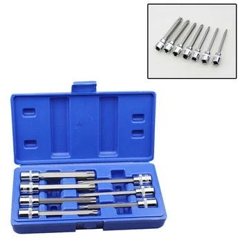 

7Pcs Socket Wrench Alloy steel Chrome-plate M4-M10 Removing Hand tools