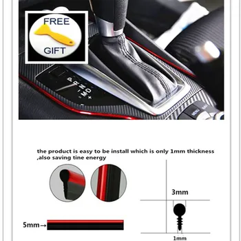 

5M Car Interior Decoration Moulding For KIA RIO K3 K4 K5 Ceed kx5 For Hyund For Mazda 2 3 5 6 CX-3 CX-5 For Skoda Octavia A5 A7