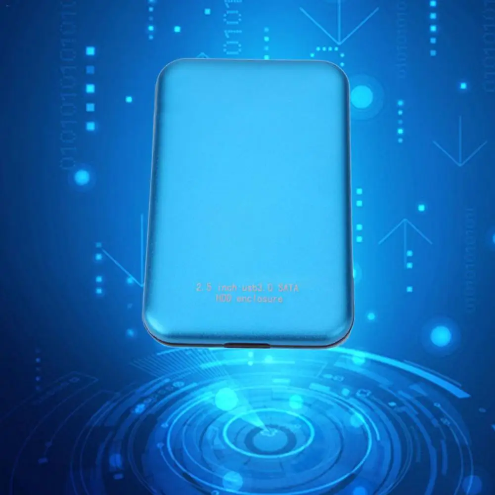2,5 дюймов USB3.0 SATA алюминиевый сплав Мобильный жесткий диск коробка поддержка 3 ТБ внешний мобильный жесткий диск коробка