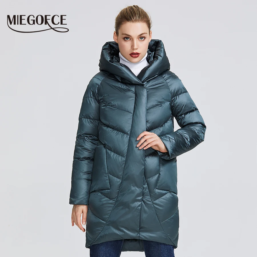 MIEGOFCE 2019 Зимняя куртка женская коллекция теплая куртка придает очаровательность и элегантность пальто зимнее подходит для всех видов