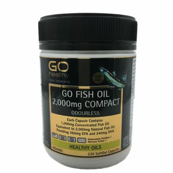 

Free shipping 230 tablets of fish oil without fishy smell