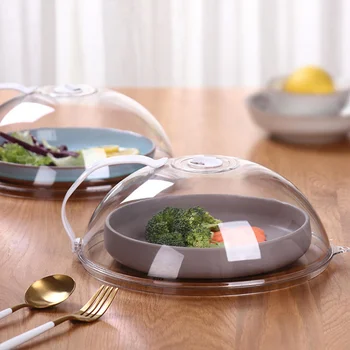 

Food Cover Kitchen Food Preservation Cover Creative Bowl Dish Cover for Home (Random Color)