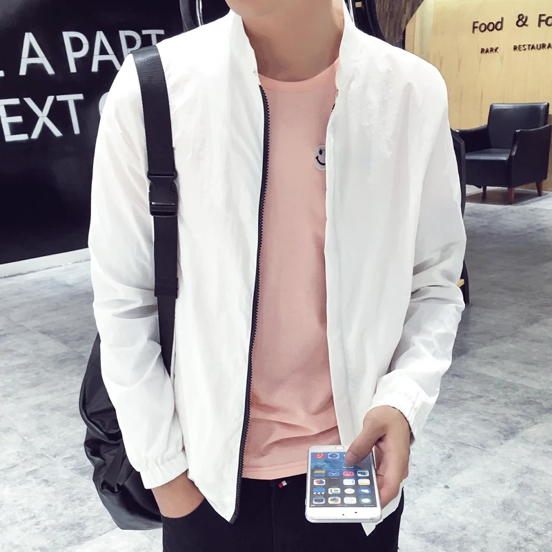 Cheap 2019 Spring New Men's Bomber Zipper Jacket Male Casual Streetwear Hip Hop Slim Fit Pilot Coat Men Clothing Plus Size 4XL