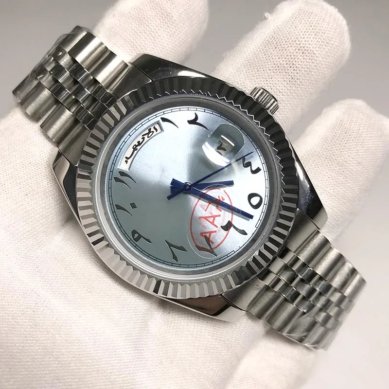 

wholesale AAA luxury watch automatic DAYDATE men automatic Self-wind 40mm 18K watches Stainless steel Wristwatch no battery