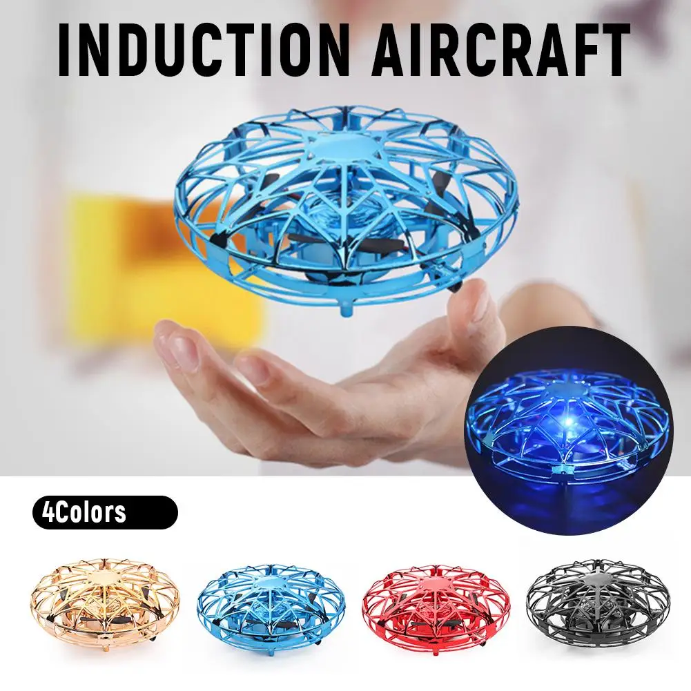 

Quadcopter Drone Toy Mini Gesture UFO Sensing Four-axis UAV Aircraft Touch Control Floating Intelligent Induction Airplane Model